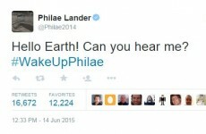 After a seven month nap, the tiny Philae probe has woken up and made contact