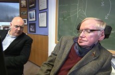 Stephen Hawking explains what would happen if Dara Ó Briain jumped in a Black Hole