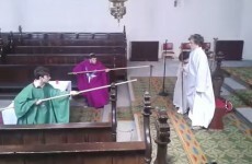 These Irish lads went into their school chapel, put on priest robes and reenacted Star Wars