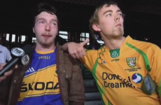 2 Irish lads were interviewed live on US TV in their GAA jerseys and it was gas