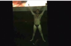 This guy lost a Facebook bet, and had to strip at a Magic Mike XXL screening