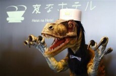 A Japanese hotel has robot dinosaur staff