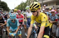 Froome has urine thrown at his face during Tour de France stage after team-mate punched