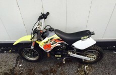 Gardaí want to know if this very tiny motorbike (or a bunch of other things) might be yours