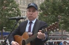 Watch: Paul Simon performs The Sound of Silence at Ground Zero