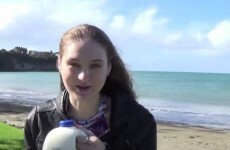 A model downed three litres of milk as part of a YouTube challenge... and it did not end well