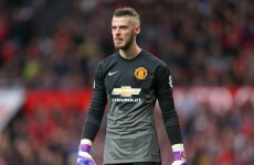 David de Gea 'shocked' by Man United omission