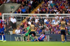Damien Delaney's own-goal hands Arsenal a first league win of the season