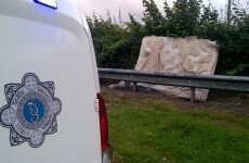 Gardaí dealt with thirty-one 999 calls about this at the weekend (yes, it's a mattress...)