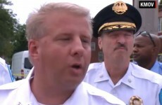 Protests and arrests in St Louis after black teenager shot dead by police