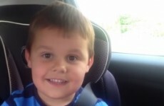 This little legend just found out he's going to be a big brother