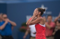 Serena Williams' conqueror had booked a flight home for the day of the final