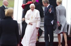 Pope Benedict lands in Germany for official visit