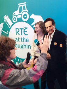 Mud, showbiz and ENDLESS cups of tea: We've been sunning ourselves at 'The Ploughing' all day