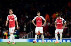 Boos at the Emirates as goalkeeping howler leaves Arsenal in Champions League trouble