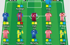 Here's what Ireland's starting XI would be if it were based on Fantasy Football points