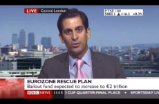 WATCH: BBC newsreader stunned as trader predicts wipe-out of savings