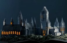 Somebody has used the pages of Harry Potter to build a perfect Hogwarts