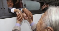 Beautiful and heartbreaking: Families reunited for brief moments after 60 years