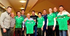 Niall Quinn on appearing in the photo that 'cursed' the Irish rugby team