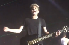 Niall Horan was pelted with water on stage in Belfast and didn't take it well