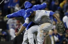 There was late drama in Game 4 of the World Series last night