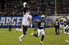 The Bears beat the Chargers with this ridiculous, one-handed TD catch
