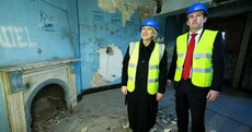 The 2016 ministers look surprisingly happy about their visit to a graffiti-filled room