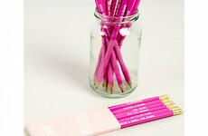 People are not impressed with these 'patronising' pink pencils for girls