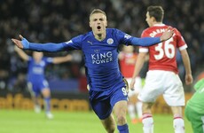 Jamie Vardy makes Premier League history as Leicester match flat United