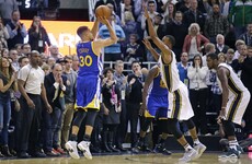 Golden State were in trouble last night - and then Steph Curry intervened