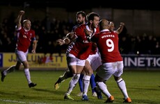 Former Ireland international scores as Class of 92's Salford earn FA Cup replay