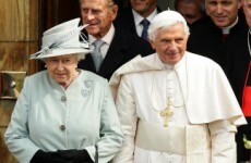 Pope speaks of "sadness" over child abuse revelations en route to UK