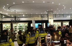 Photos: Gardaí respond to rolling protests at Grafton Street shops