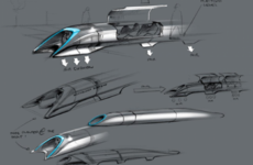 A test track for an 800mph train is being built
