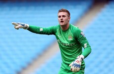 One of Ireland's most promising goalkeepers made his senior debut yesterday