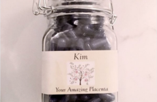 Kim Kardashian ate her own placenta ... and it's causing quite a stir online