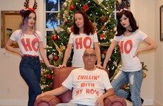 This family's ho-themed Christmas card is so wrong, it's right