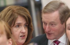 Enda Kenny isn't thinking about anyone else but Joan Burton
