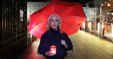 Sex workers marched on Leinster House tonight