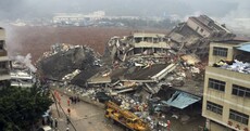 Video: Landslide leaves dozens missing and sparks gas explosion in China