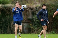 Ringrose named at centre for Leinster's clash with Munster