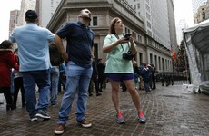 Shorts and t-shirts on show in New York - as Christmas temperatures hit 22 degrees
