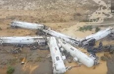 Freight train carrying sulphuric acid derails in Australia