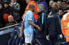 Blow for Man City as captain Kompany ruled out with another injury