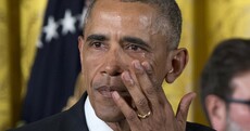 Watch: Obama in tears as he announces plan on gun control