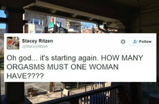 A woman live-tweeted her neighbour having ridiculously loud sex