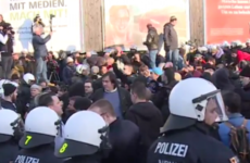 Tear gas and water cannon used to disperse far-right Pegida rally in Cologne