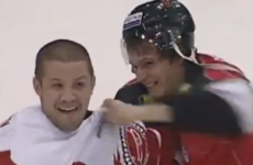 WATCH: An ice hockey player knock an opponent out (then taunt him on his way to the sin bin)