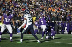'I'm the only one who didn't do my job' - Vikings kicker takes blame for miss